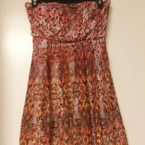 Strapless, summer dress